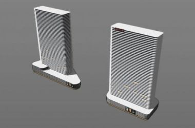 SketchUp Model: Modern Super High-Rise Hotel and Office Building-BIM WORLD