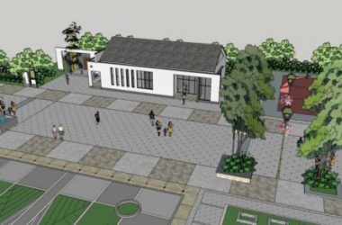 SketchUp Model: Traditional Chinese-Style Public Toilet-BIM WORLD