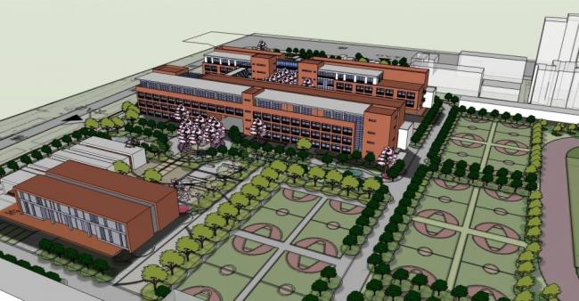 Modern Multi-Story High School Design | Teaching Building & Educational Architecture in SketchUp