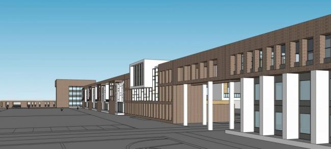 Zhonghai Primary School Multi-Story Teaching Building | Modern Educational Architecture in SketchUp