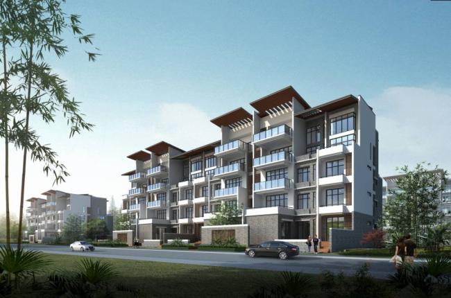 Modern Multi-Story Residential Model with Garden | SketchUp Design