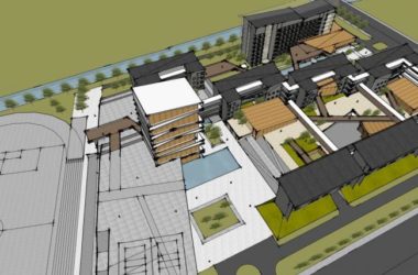 Modern Multi-Story School Campus Design | Educational Architecture in SketchUp-BIM WORLD