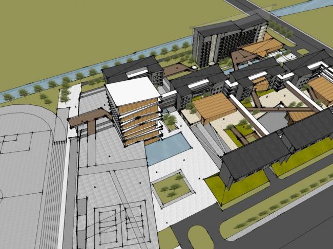Modern Multi-Story School Campus Design | Educational Architecture in SketchUp