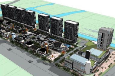 SketchUp Multi-Story High-Rise Hybrid Model: Residential Above, Commercial Below with Modern Chinese Design-BIM WORLD