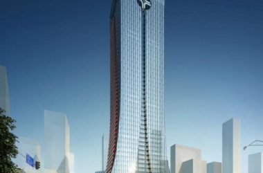 SketchUp Model of a Modern Super High-Rise Administrative Office Building-BIM WORLD
