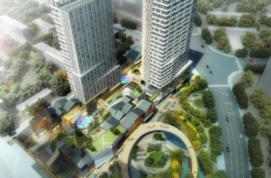 SketchUp Complex Model: Multi-Story High-Rise Mixed-Use Commercial and Modern Office Building-BIM WORLD