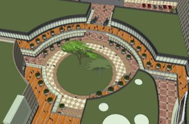 SketchUp Complex Model: Multi-Story High-Rise Mixed-Use Commercial and Modern Office Building-BIM WORLD