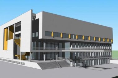 Modern Multi-Story School Canteen Design | SketchUp Model-BIM WORLD