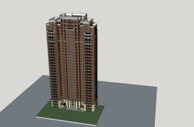 SketchUp Residential Models: High-Rise and Simplified European-Style Buildings-BIM WORLD