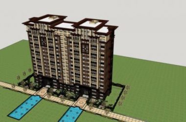 SketchUp Residential Models: Small and High-Rise Chinese-Style Apartment Buildings-BIM WORLD