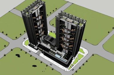 Modern High-Rise Residential Building Models in SketchUp-BIM WORLD