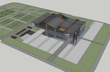 SketchUp Cultural Model: Multi-Story Modern Architecture Gallery Design-BIM WORLD