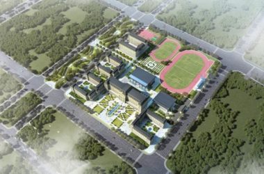 Multi-Story School Campus in French Classical Style | SketchUp Architectural Model-BIM WORLD