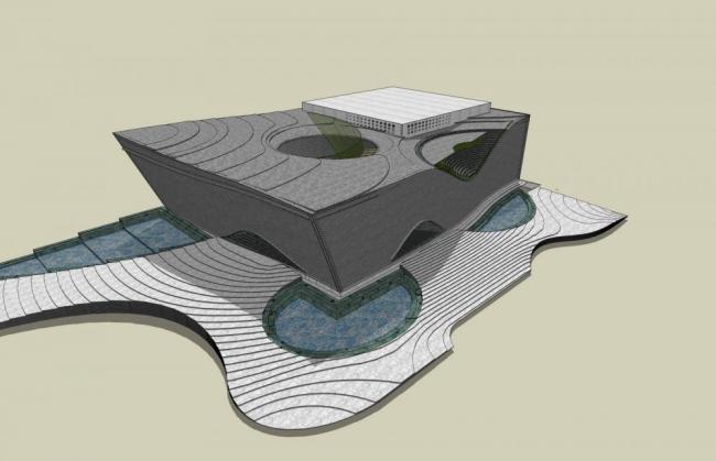 Modern Multi-Story Concert Hall: A Cultural and Artistic SketchUp Model