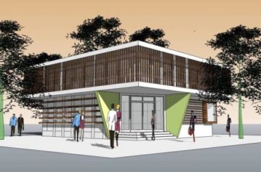 SketchUp Business Model: Modern Multi-Story Commercial Hall Design-BIM WORLD