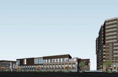 SketchUp Model of High-Rise Residential Building and Multi-Story Commercial Street in R&F Zone 10C-BIM WORLD