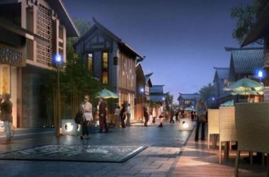 SketchUp Business Model: Chinese-Style Tongren Commercial Street Inspired by Taikoo Li-BIM WORLD