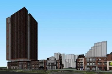 SketchUp Business Model: Zhonghai Commercial Brownstone Multi-Story High-Rise Hybrid in Neoclassical Style-BIM WORLD