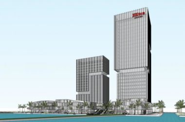 Modern High-Rise Hotel and Commercial Building Model in SketchUp-BIM WORLD