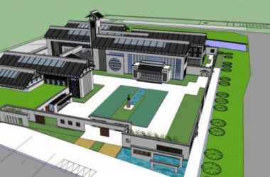 SketchUp Cultural Model: Multi-Story Artist Exhibition Hall Inspired by Chinese Architecture-BIM WORLD