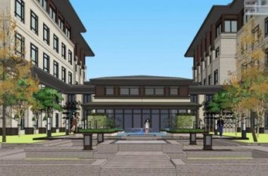 SketchUp Multi-Story Hotel Model in Traditional Chinese Style-BIM WORLD