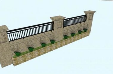 SketchUp Materials and Components: Walls, Guardrails, and Railings Explained-BIM WORLD