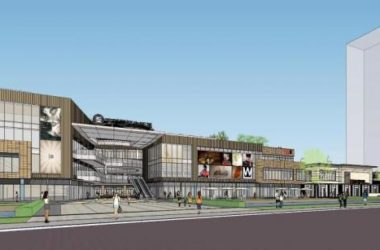 SketchUp Business Model: Modern Multi-Story Commercial Building at Sunan Vanke Lake West, Suzhou, Jiangsu-BIM WORLD