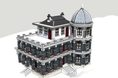 SketchUp Model of Ancient Republican Chinese Architecture-BIM WORLD