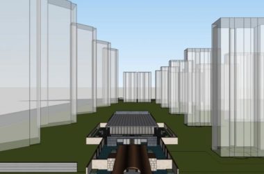 SketchUp Business Model: Modern Multi-Story Commercial Club Design-BIM WORLD