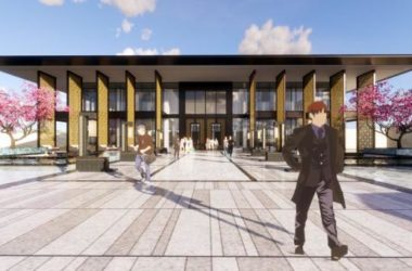 SketchUp Business Model: Modern Multi-Story Commercial Sales Office Design-BIM WORLD
