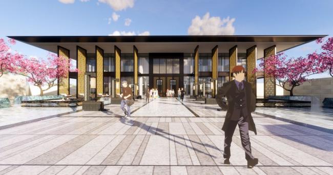 SketchUp Business Model: Modern Multi-Story Commercial Sales Office Design