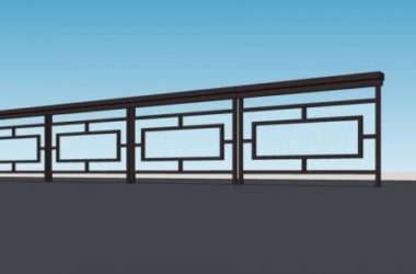 SketchUp Material Models: Railings, Components, and Chinese Style Designs-BIM WORLD