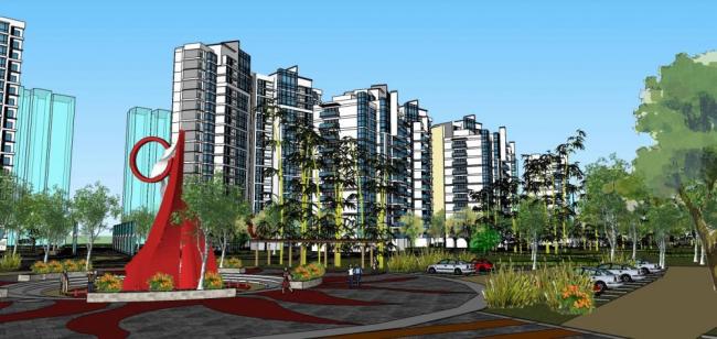 Residential SketchUp Models: High-Rise Communities, Buildings, and Modern Chinese Style Designs
