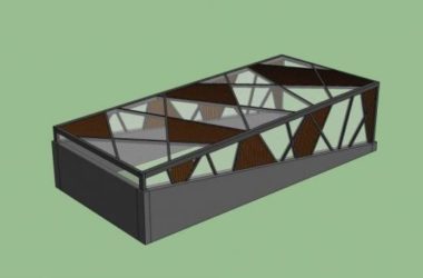 SketchUp Material Model: Garage Entrance Components and Materials-BIM WORLD