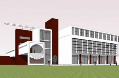 Modern Multi-Story University Library Cultural Model in SketchUp-BIM WORLD