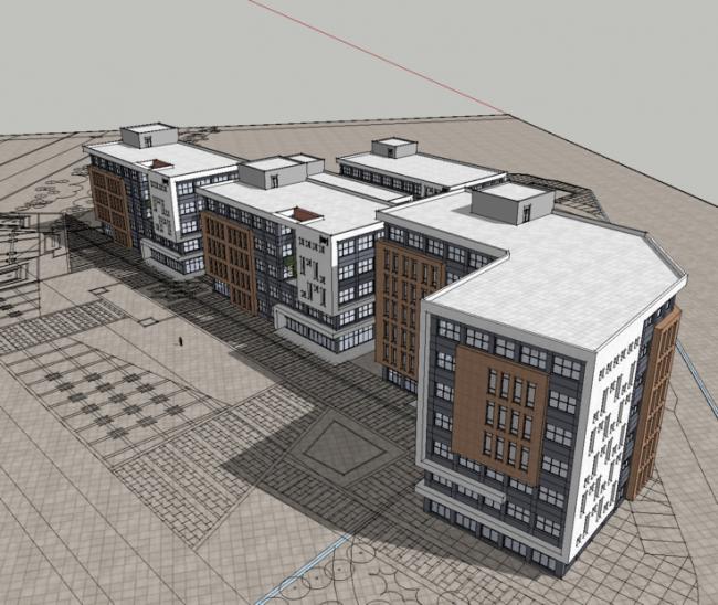 Sketchu Industrial Building | Modern Multi-Story Industrial Facility