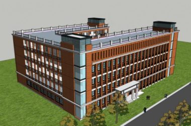 Modern Multi-Story School Complex: Teaching, Administrative, and Educational Buildings in SketchUp-BIM WORLD