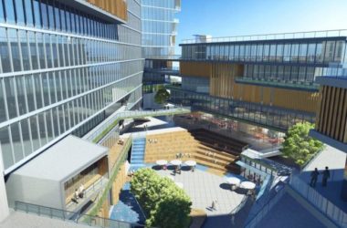 SketchUp Complex Model: Modern Multi-Story High-Rise Mixed-Use Commercial Building-BIM WORLD