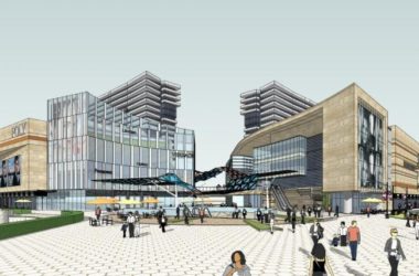 SketchUp Complex Model: Modern Multi-Story High-Rise Mixed-Use Commercial Building-BIM WORLD