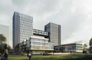 Modern High-Rise Administrative Office Building: Huai'an Government Headquarters SketchUp Model-BIM WORLD