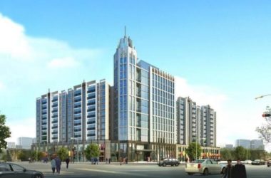 SketchUp Residential Model: Modern High-Rise Office and Residential Quarter Planning-BIM WORLD