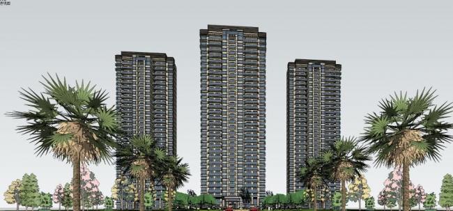 Modern High-Rise Residential Apartments in Greenland | SketchUp Model Showcase
