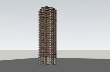SketchUp Residential Models | European Classical Style High-Rise and Mid-Rise Buildings-BIM WORLD