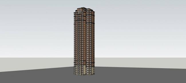 SketchUp Residential Models | European Classical Style High-Rise and Mid-Rise Buildings