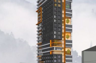 SketchUp Complex Model: Modern Commercial Complex with High-Rise Offices and Low-Rise Retail-BIM WORLD