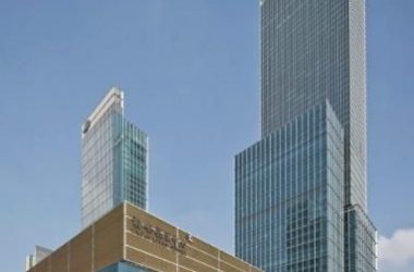SketchUp Office Model of Jing'an Kerry Center: A Modern Super High-Rise Building-BIM WORLD