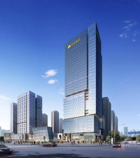 Modern High-Rise Office Building with Green Spaces | SketchUp Model Overview
