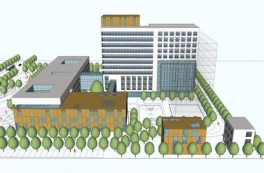 Modern Multi-Story Township Health Center Hospital Model in SketchUp-BIM WORLD