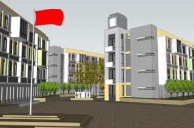 Modern Multi-Story High School Campus and Educational Building Design in SketchUp-BIM WORLD