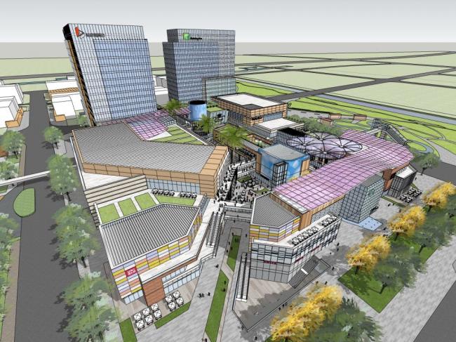 Sketchu Industrial Building: Modern Multi-Story Mixed-Use Office and Industrial Complex